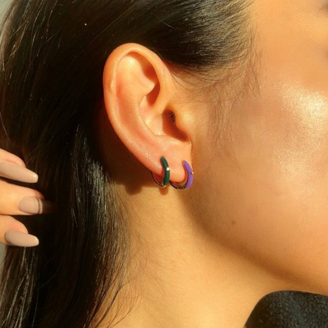 Plum Earrings